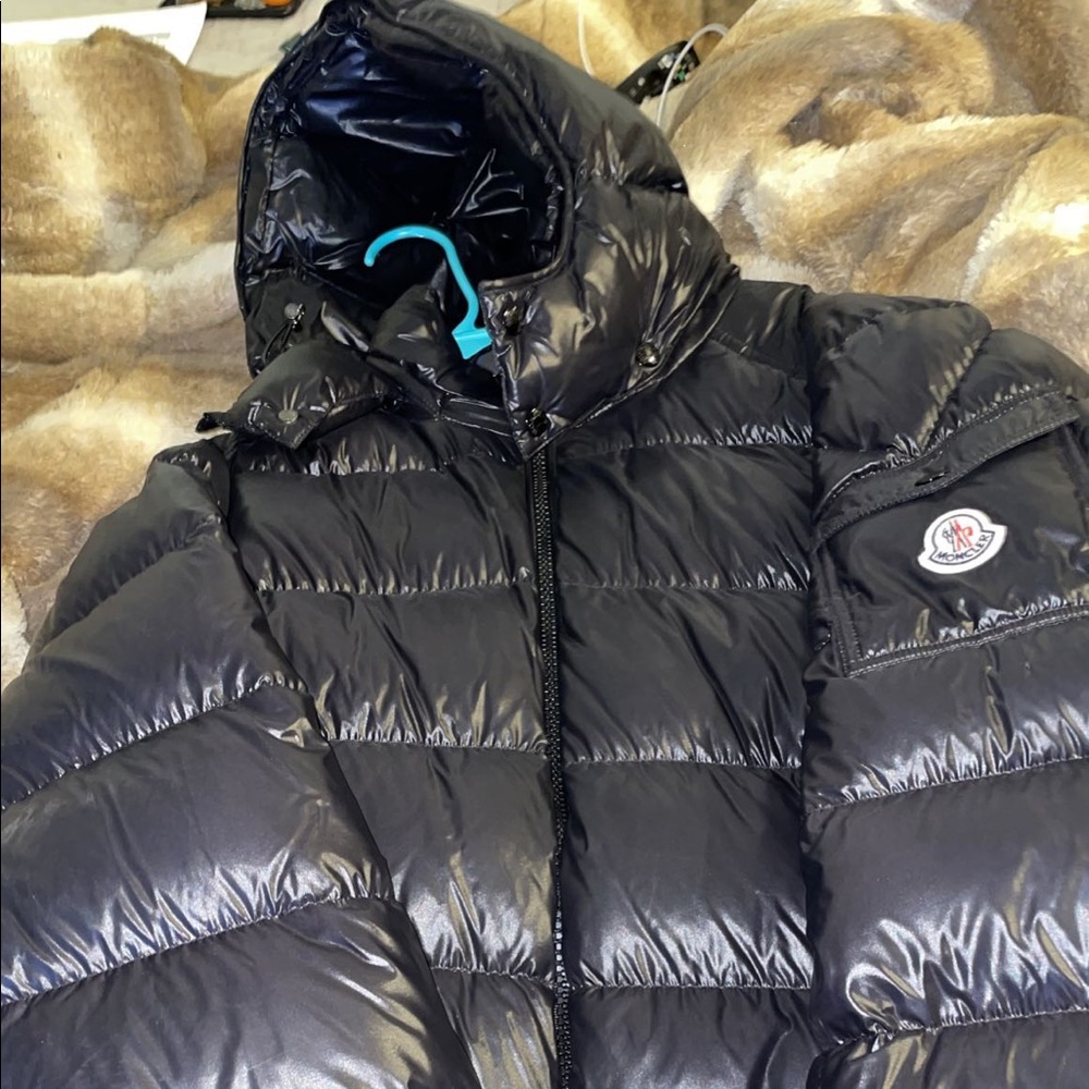 Moncler black coat